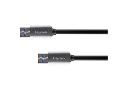 Kábel KRUGER & MATZ KM0337 1x USB 3.0 A konektor / 1x USB 3.0 A konektor 1m