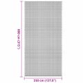 vidaXL Koberec do stanu Antracit 800 x 350 cm Polyester