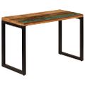 vidaXL Jedálenský stôl 115x55x76 cm, recyklovaný masív a oceľ