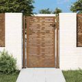 vidaXL Záhradná brána 100x150 cm, corten oceľ, štvorcový dizajn