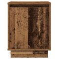 vidaXL Nočný stolík Staré drevo 39 x 34,5 x 50 cm Kompozitné drevo