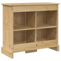 vidaXL Stojan na akvárium CORONA Hnedá 81,5 x 37 x 73 cm 250 kg