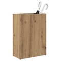 vidaXL Stojan na slnečník s úložiskom Remeselný dub 40 x 20 x 55,5 cm