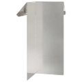 vidaXL Slimáková ohrada 13,5 x 13,5 x 25 cm Nehrdzavejúca oceľ