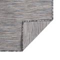 vidaXL Vonkajší koberec s plochým tkaním 100x200 cm hnedý a modrý