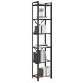 vidaXL Regál na knihy 40 x 30 x 189,5 cm Kompozitné drevo Dymová dub