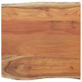 vidaXL Stolová doska 60x60x2,5 cm štvorcová masívna akácia živá hrana