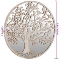 vidaXL Zrkadlo pieskové 60x2,5 cm železo okrúhle interiérové