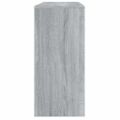 vidaXL Konzolový stolík, sivá sonoma 100x35x76,5 cm, kompozitné drevo
