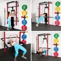 Multifunkčný posilňovací stojan - Power Rack HMS KLT22 červený