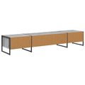 vidaXL TV skrinka 170,5 x 36 x 30,5 cm Sivý Sonoma Kompozitné drevo