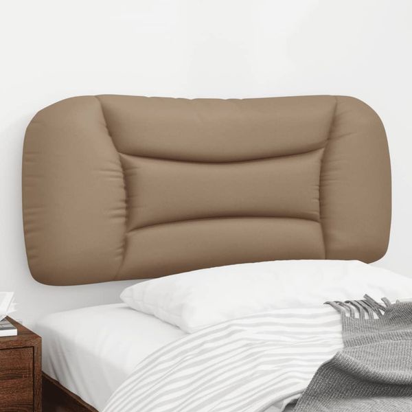 vidaXL Vankúš na čelo postele Hvar kapučínový 90 cm umelá koža