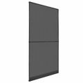 vidaXL Hinged Hmyzová sieť Antracitová a čierna 120 x 240 cm