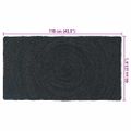 vidaXL Kusové koberce Tmavosivá 60 x 110 cm Juta