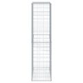 vidaXL Gabiónový kôš s krytom 100x50x200 cm pozinkované železo