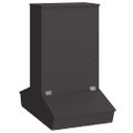 vidaXL Feeder pre prasatá Čierna 82 x 51 x 91,5 cm 20 kg