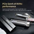 PATRIOT P400 V4 500GB SSD / Interní / M.2 PCIe Gen4 x4 NVMe  / 2280 SSD disk, interní, 500GB, M.2 2280, PCIe Gen4 x4, NVMe 2.0, s chladicem