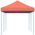vidaXL Skladací pop-up párty stan tehlový 580x292x315 cm