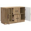 vidaXL Servírovacia skriňa Dub artisan 89 x 34,5 x 57 cm
