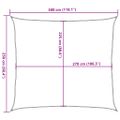 vidaXL Tieniaca plachta 160 g/m² modrá 2,5x3 m HDPE
