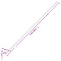 vidaXL Káblový rozvod 25x25 mm 30 m PVC