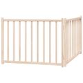 vidaXL Brána pre psa skladacia 2 panely 160 cm masívne jedľové drevo