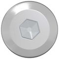 vidaXL Drevo skrutky 12 ks Strieborná M6 x 70 mm Oceľ