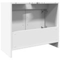 vidaXL Skrinka pod umývadlo biela 63x29x55 cm kompozitné drevo