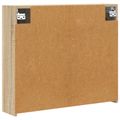 vidaXL Kúpeľňová zrkadlová skrinka Sonoma dub 73,5 x 16 x 62,5 cm
