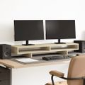 vidaXL Stojan na monitor dub sonoma 100x27x15 cm kompozitné drevo