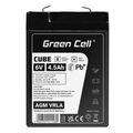Green Cell AGM6V4-5AH-J VRLA gélová batéria 6V 4Ah