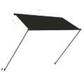 vidaXL Zaťahovacia markíza s LED 250x150 cm antracitová