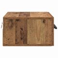 vidaXL Nočný stolík 35 x 35 x 20 cm Kompozitné drevo Staré drevo