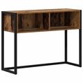 vidaXL Koncový stôl Staré drevo 100 x 36 x 75 cm Kompozitné drevo