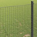 vidaXL Zvarený drôtený plot 1000 x 40 cm Sivá