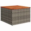 vidaXL Súprava záhradných pohoviek 9 ks Sivá polyratan