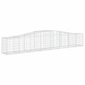 vidaXL Oblúkový gabionový kôš 10 ks 400x50x60/80 cm pozinkované železo