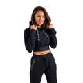 Dámska mikina Essential Cropped Hoodie Black - STRIX, veľkosť XS
