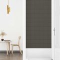 vidaXL Nástenné panely 12 ks tmavosivé 90x15 cm zamatové 1,62 m²