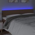 VidaXL Čelo postele hnedé 160x5x78/88 cm umelá koža