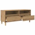 vidaXL TV skrinka 100 x 34,5 x 44,5 cm Remeselný dub Kompozitné drevo