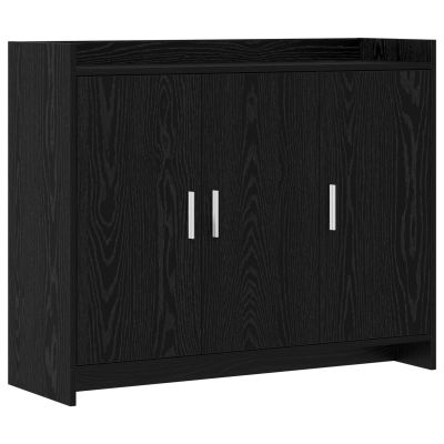 vidaXL Servírovacia skriňa Čierny dub 98,5 x 33 x 80 cm