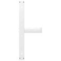 vidaXL Nohy k jedálenskému stolu v tvare T, 2 ks, biele, 90x35x(72-73) cm, oceľové