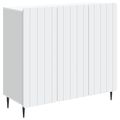 vidaXL Servírovacia skriňa Biela 89 x 34,5 x 82 cm Kompozitné drevo