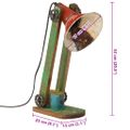 vidaXL Stolová lampa 25 W viacfarebná 23x13x52 cm E27