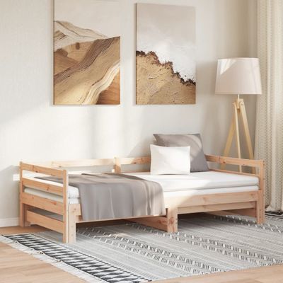 vidaXL Rozkladacia denná posteľ bez matraca, 80x200 cm