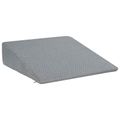 vidaXL Vankúš s klinom 69 x 64 x 19 cm Stredný Pamäťová pena Sivá