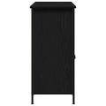 vidaXL Servírovacia skriňa Čierny dub 100 x 35 x 75 cm