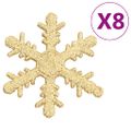 vidaXL 111-dielna sada vianočných ozdôb zlatá polystyrén