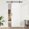 vidaXL Posuvné dvere ORKDAL 83 x 232 cm Borovicový masív Biela
